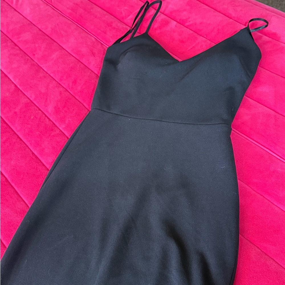City Triangles Black Strapless Dress